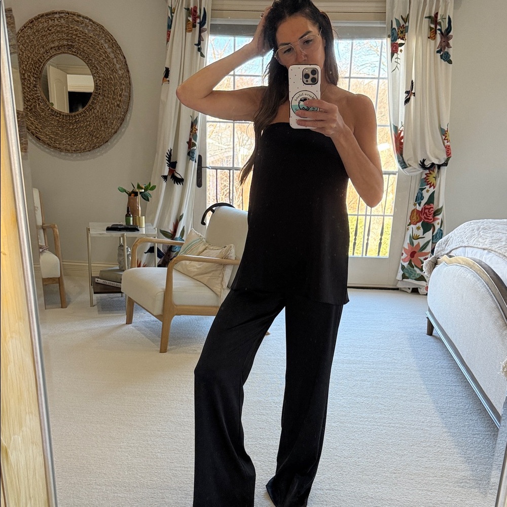 Zara Black Wide Leg Jumpsuit